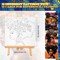 12 Pcs Pre Drawn Canvas for Painting for Adults 8 x 8 Inch Canvas Painting Kits Stretched with Drawing Ready to Paint Beginner Artists Date Night Party Supplies(Black Girl)
